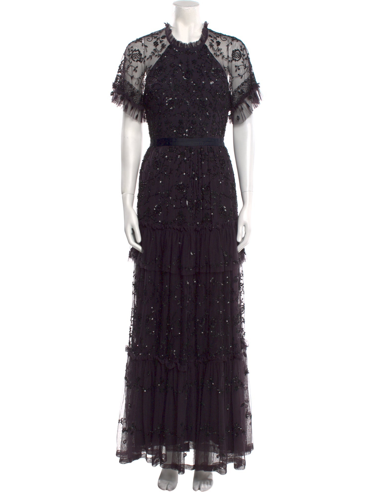 Needle & Thread Lace Pattern Long Dress