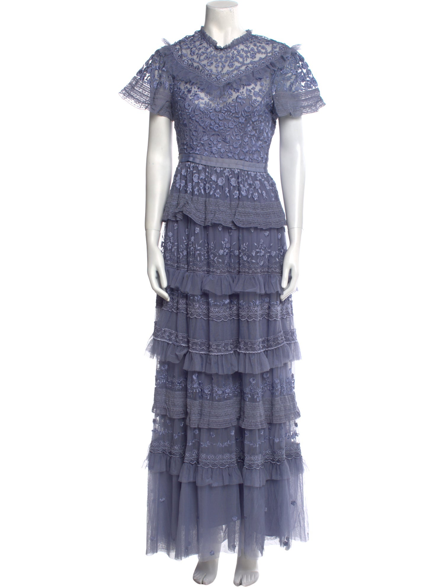 Needle & Thread Lace Pattern Long Dress