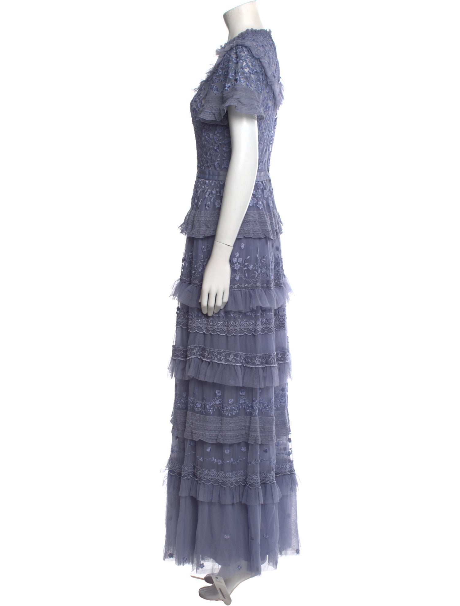 Needle & Thread Lace Pattern Long Dress