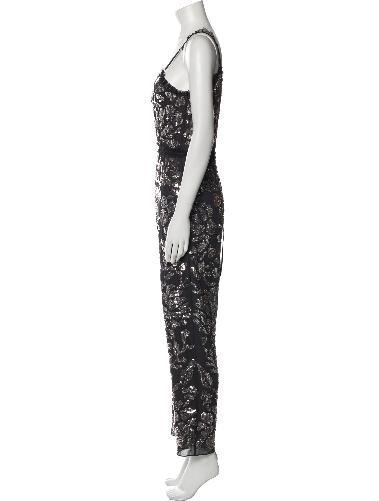 Needle & Thread Printed V-Neck Jumpsuit w/ Tags