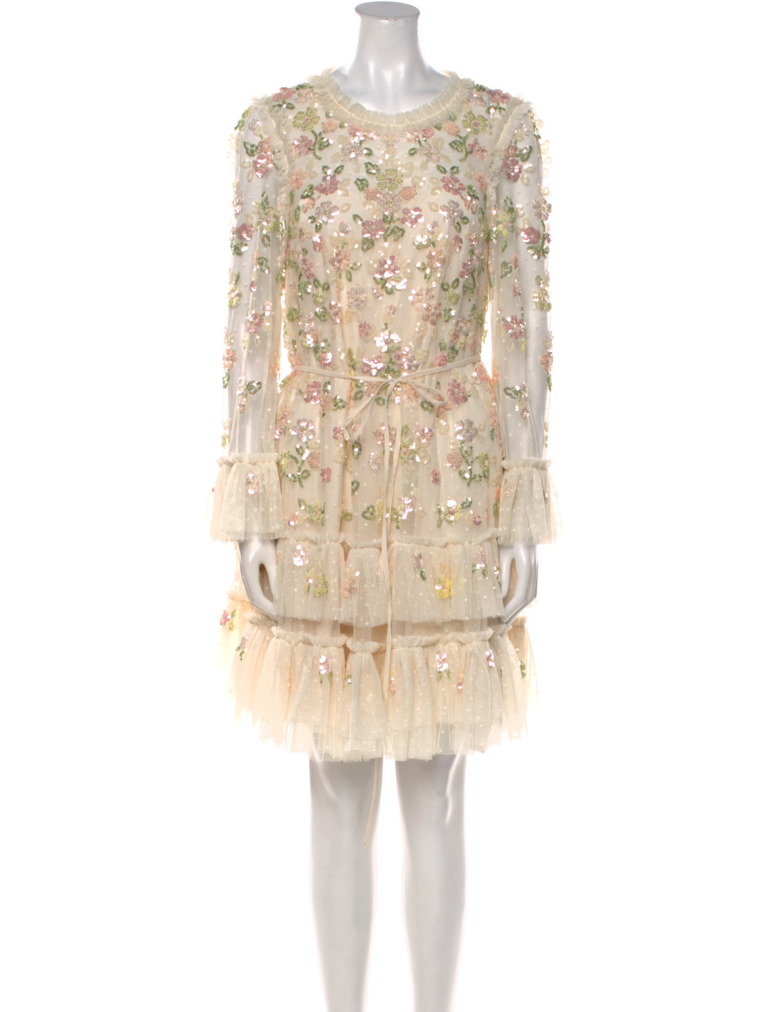 Needle & Thread Floral Print Mini Dress