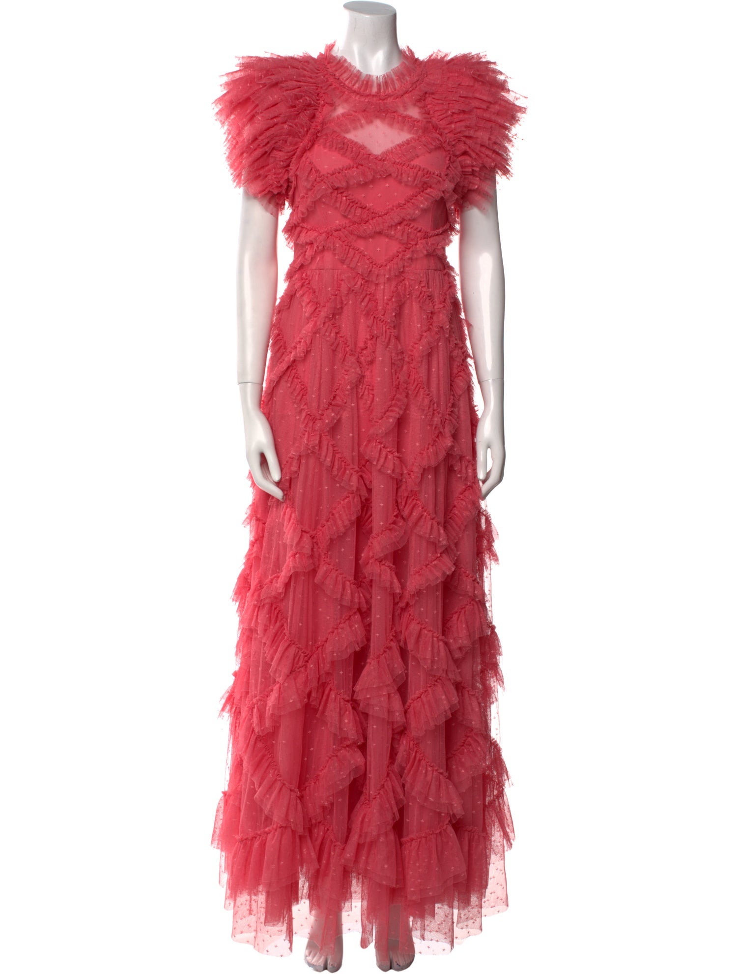 Needle & Thread Lace Pattern Long Dress