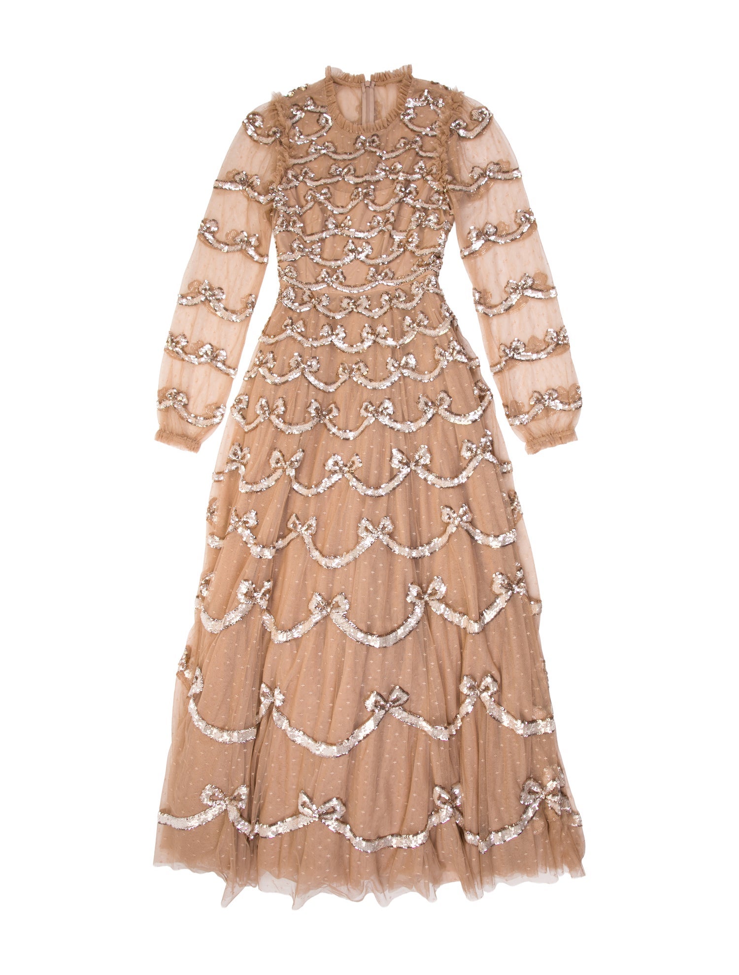 Needle & Thread Paisley Print Long Dress w/ Tags