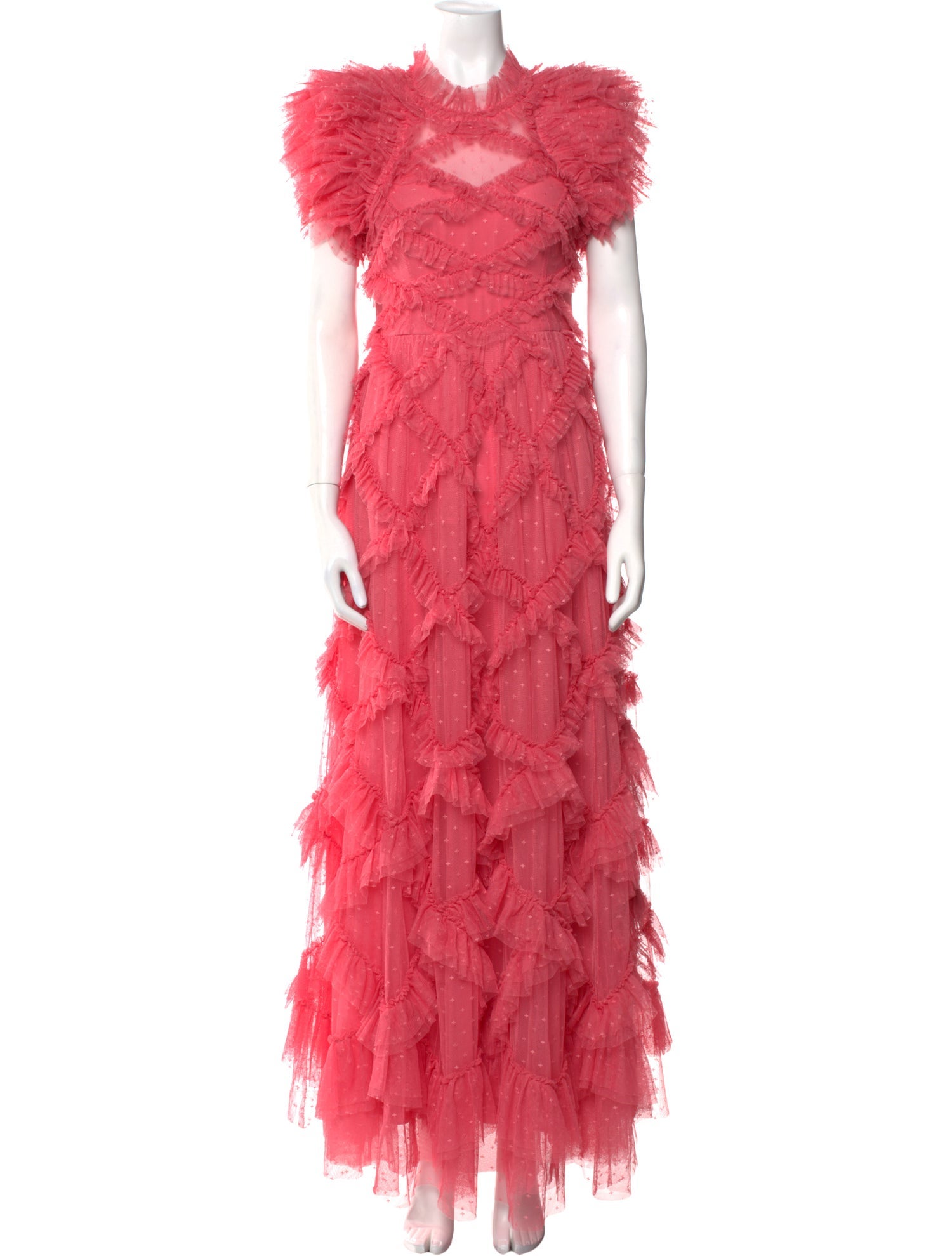 Needle & Thread Lace Pattern Long Dress