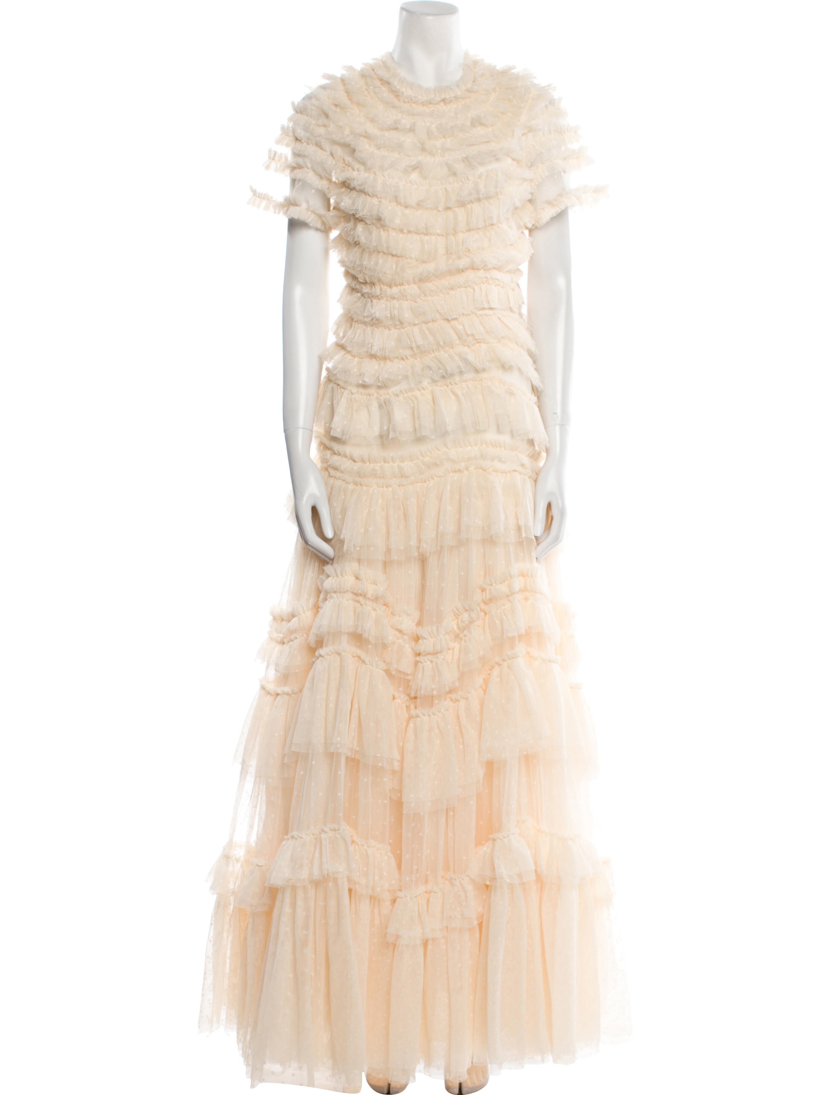 Needle & Thread Lace Pattern Long Dress