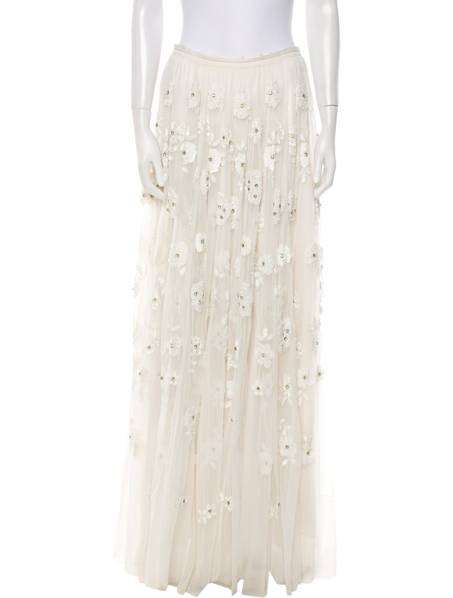 Needle & Thread Nylon Long Skirt