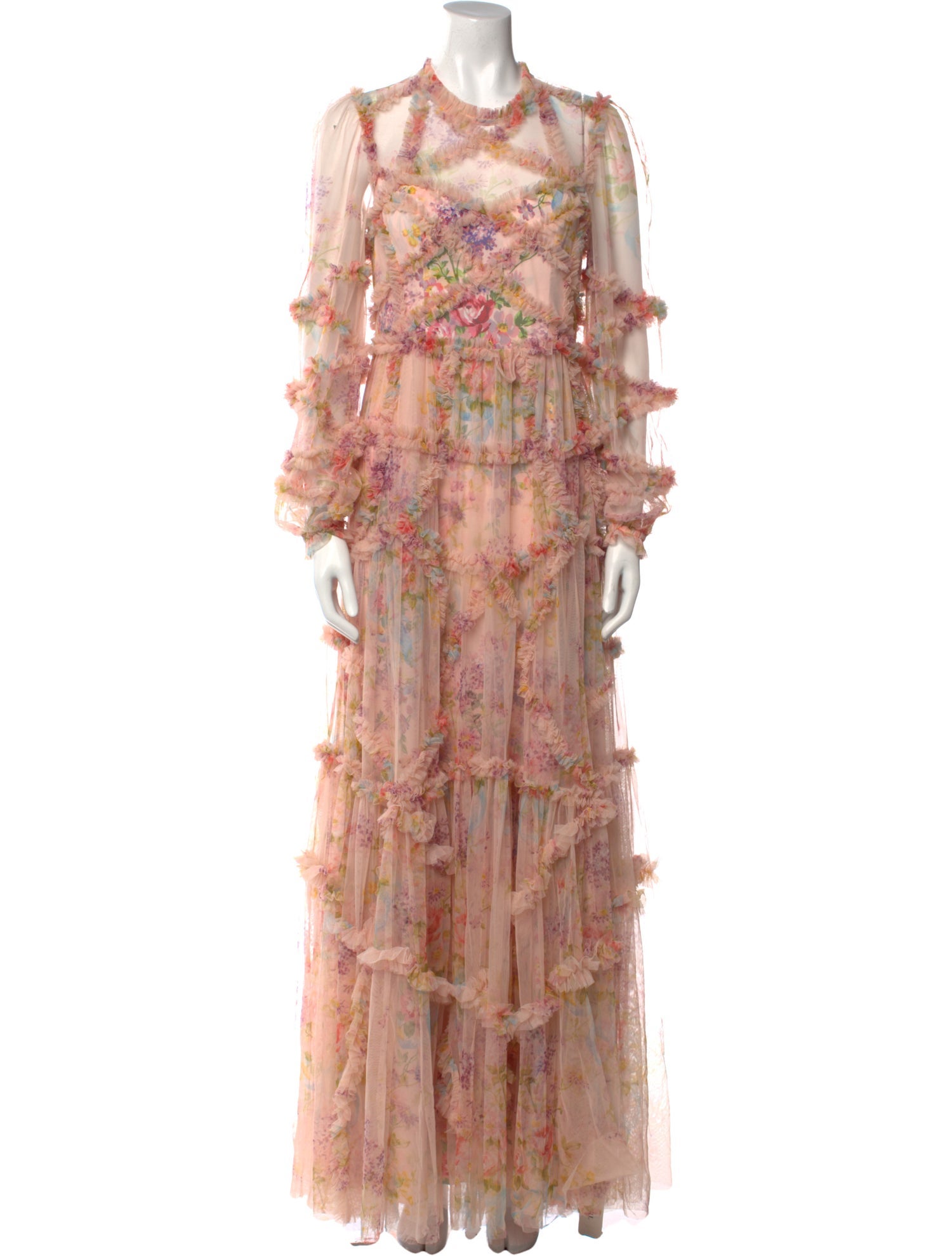 Needle & Thread Nylon Long Dress