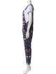 Needle & Thread Floral Print Square Neckline Jumpsuit