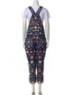 Needle & Thread Floral Print Square Neckline Jumpsuit