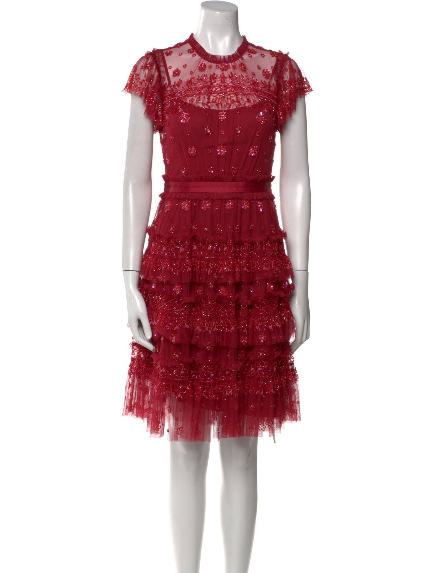 Needle & Thread Lace Pattern Knee-Length Dress