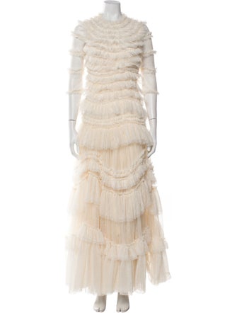 Needle & Thread Lace Pattern Long Dress