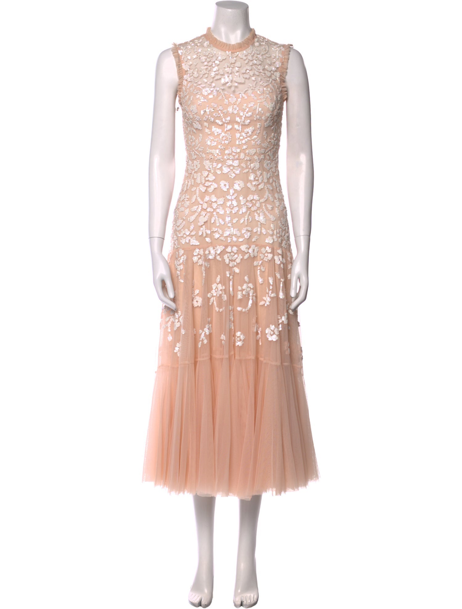 Needle & Thread Mock Neck Long Dress w/ Tags