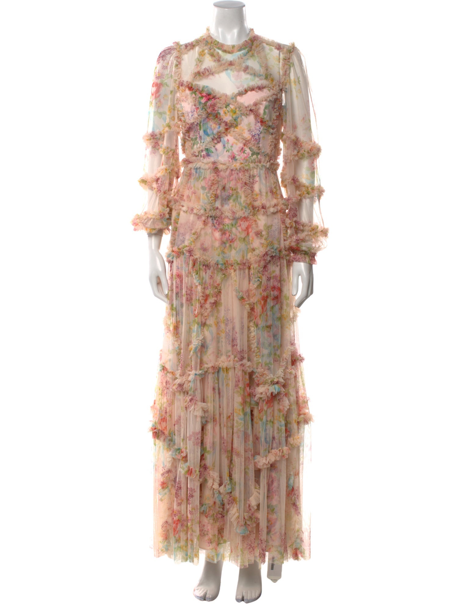 Needle & Thread Floral Print Long Dress