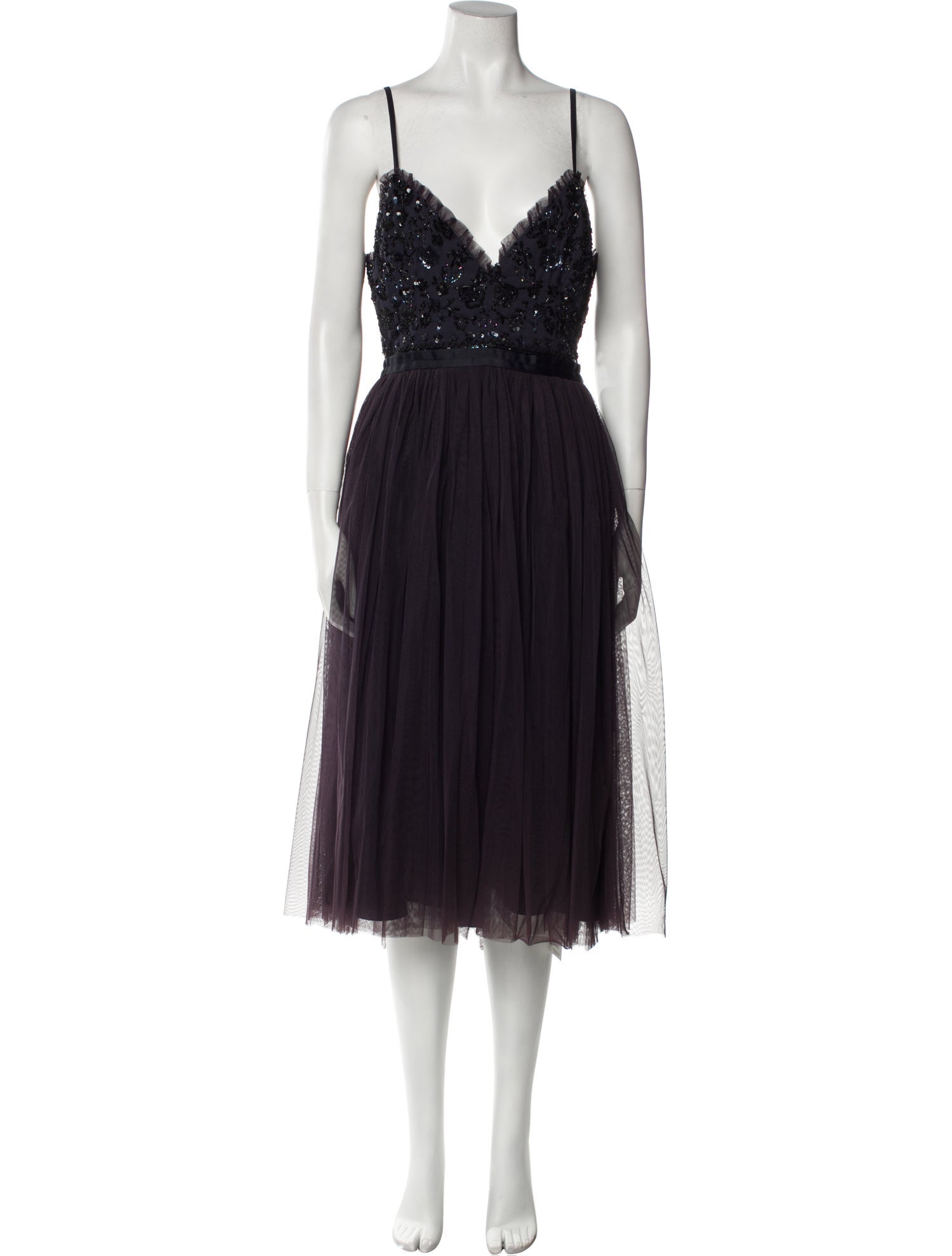 Needle & Thread V-Neck Long Dress