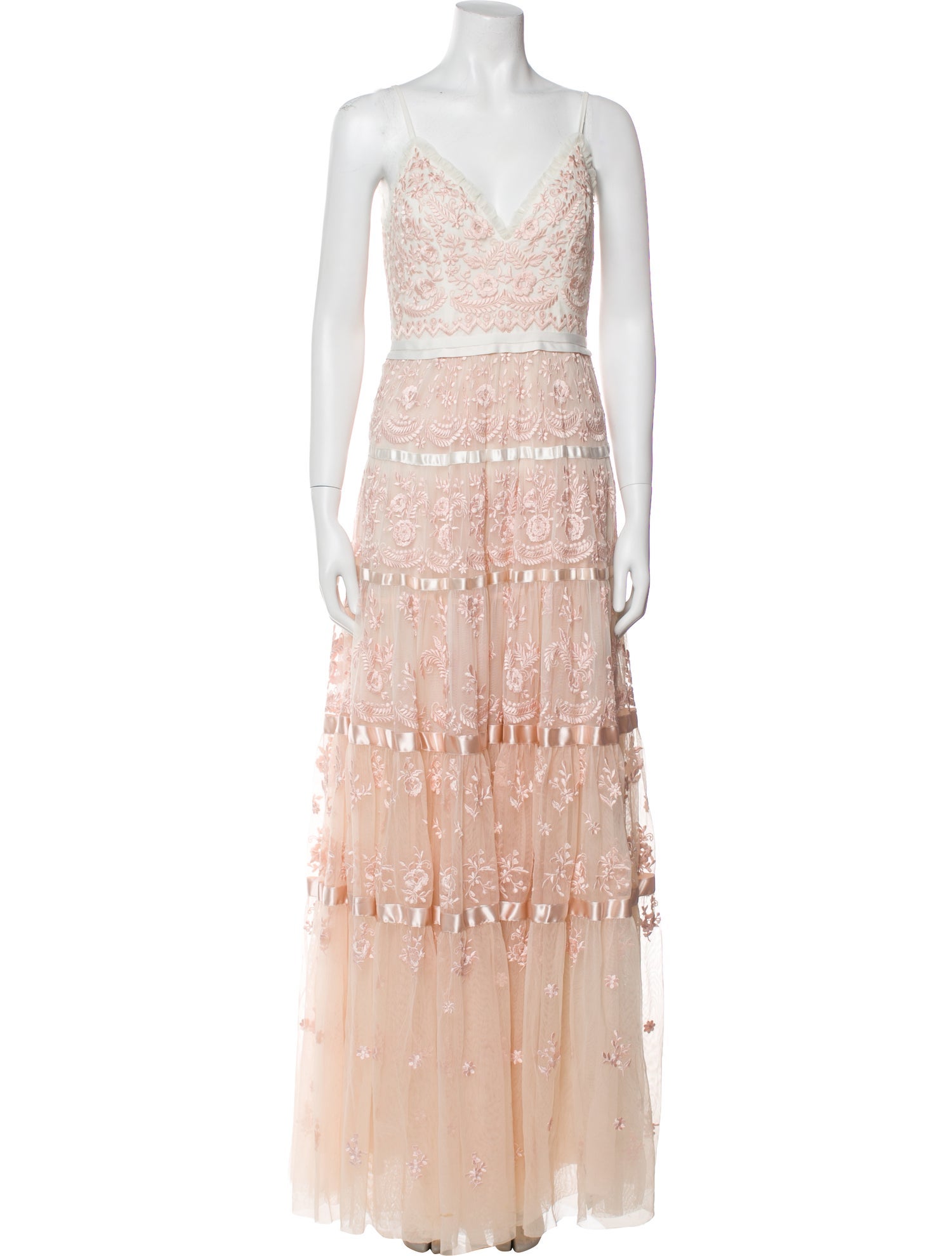 Needle & Thread Lace Pattern Midi Length Dress