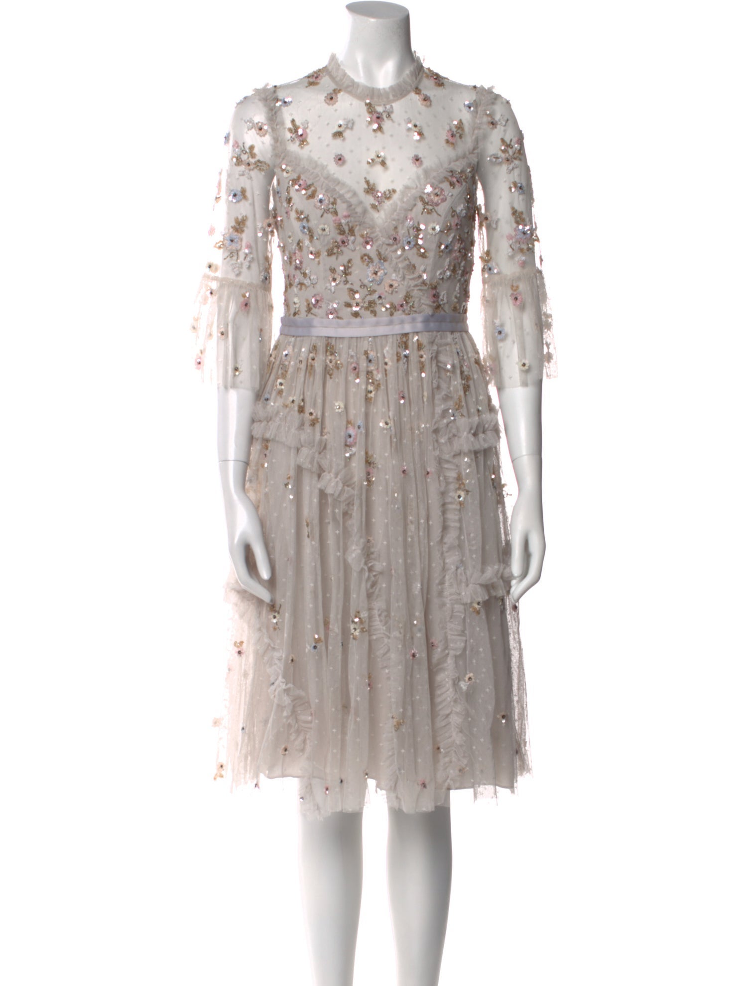 Needle & Thread Floral Print Knee-Length Dress