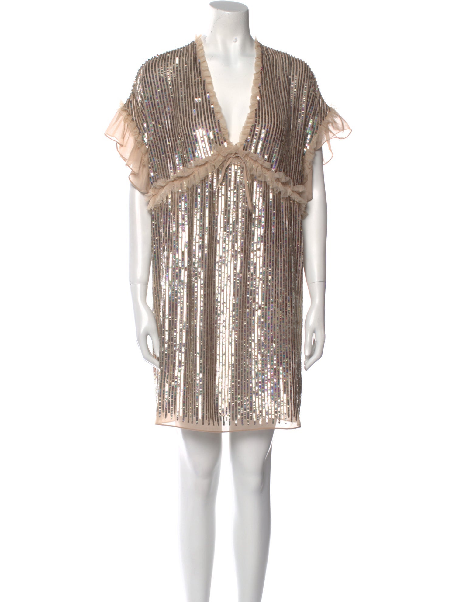 Needle & Thread Striped Mini Dress