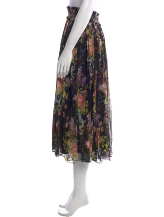 Needle & Thread Floral Print Midi Length Skirt