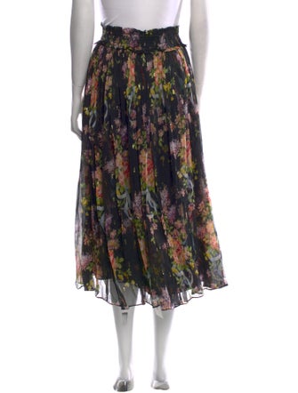 Needle & Thread Floral Print Midi Length Skirt
