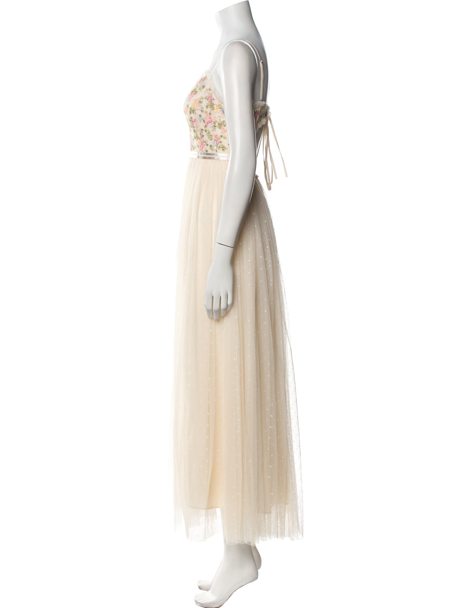 Needle & Thread V-Neck Long Dress