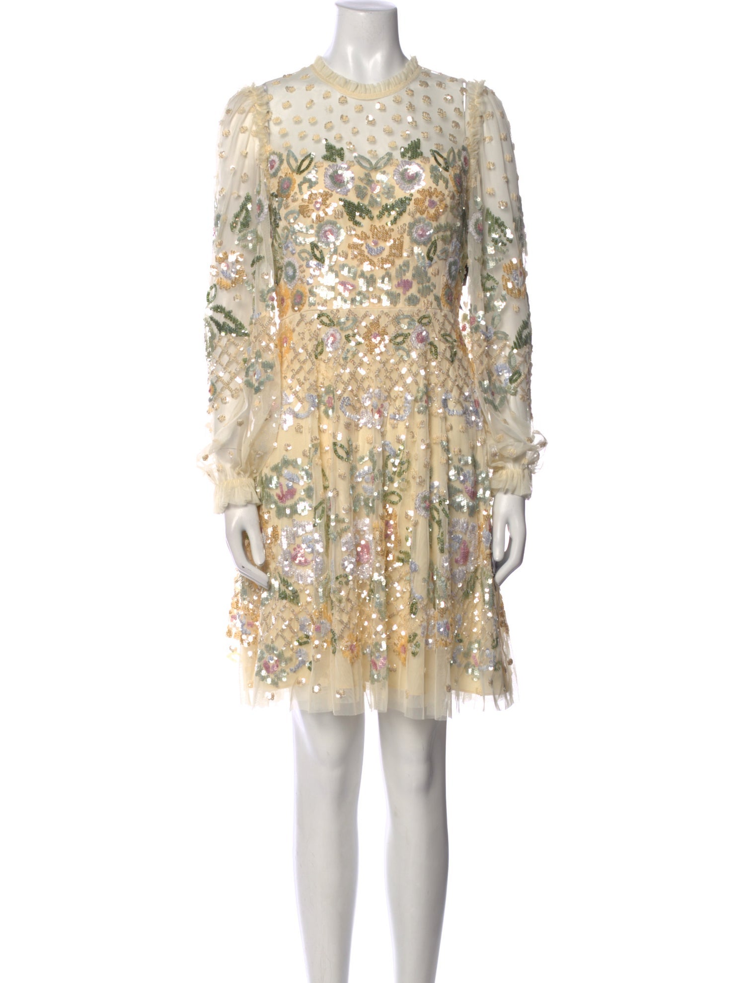 Needle & Thread Floral Print Mini Dress w/ Tags