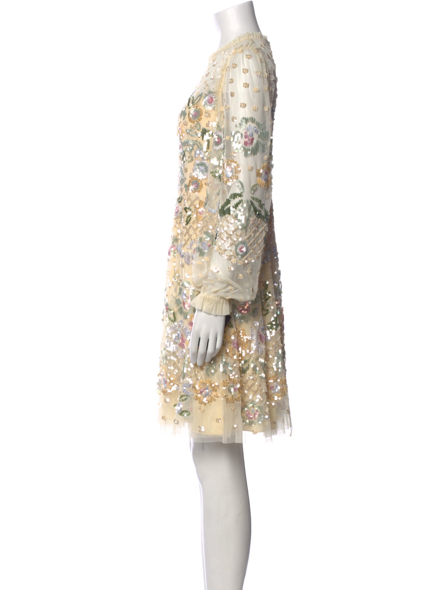 Needle & Thread Floral Print Mini Dress w/ Tags