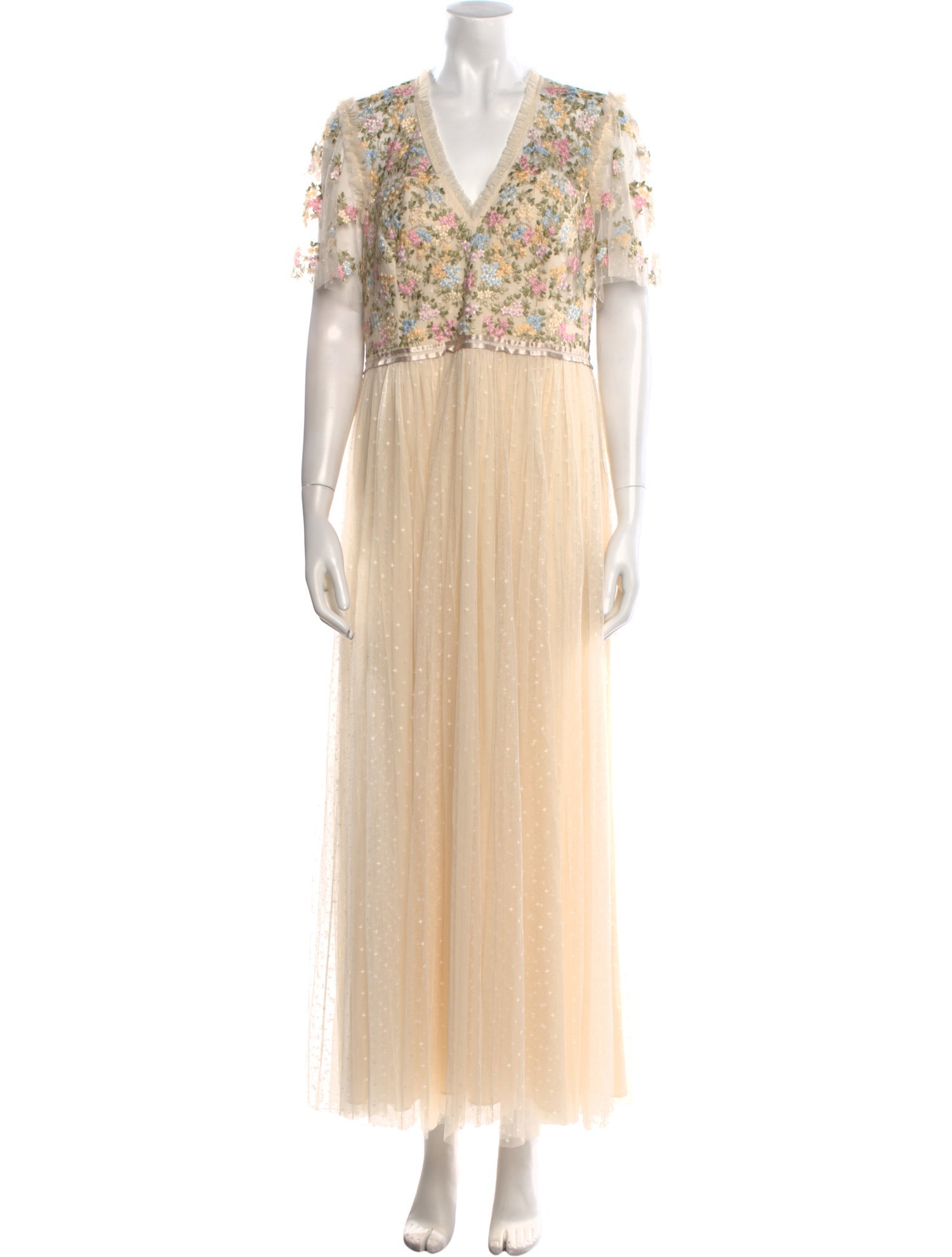 Needle & Thread Patterned Long Dress w/ Tags