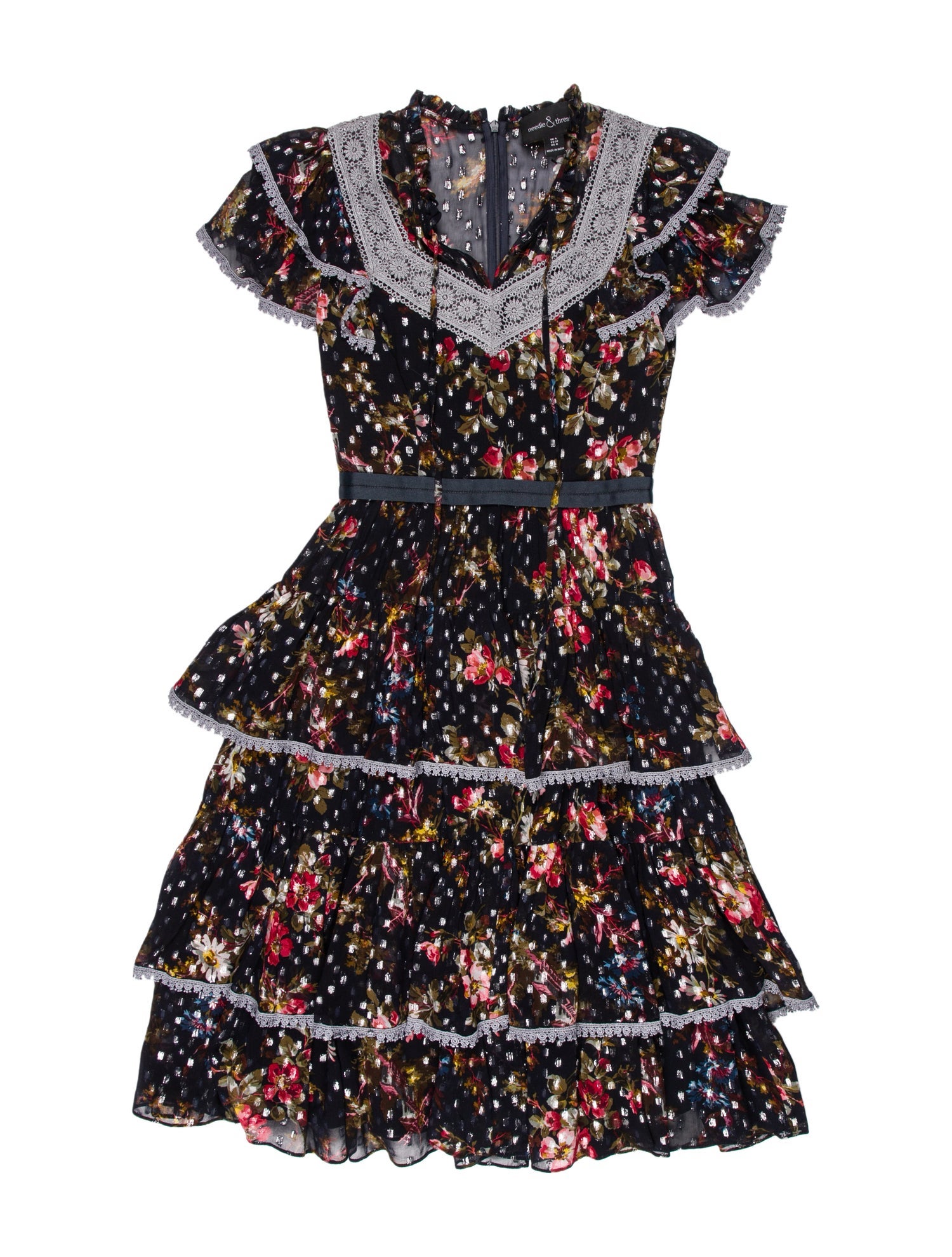 Needle & Thread Floral Print Knee-Length Dress