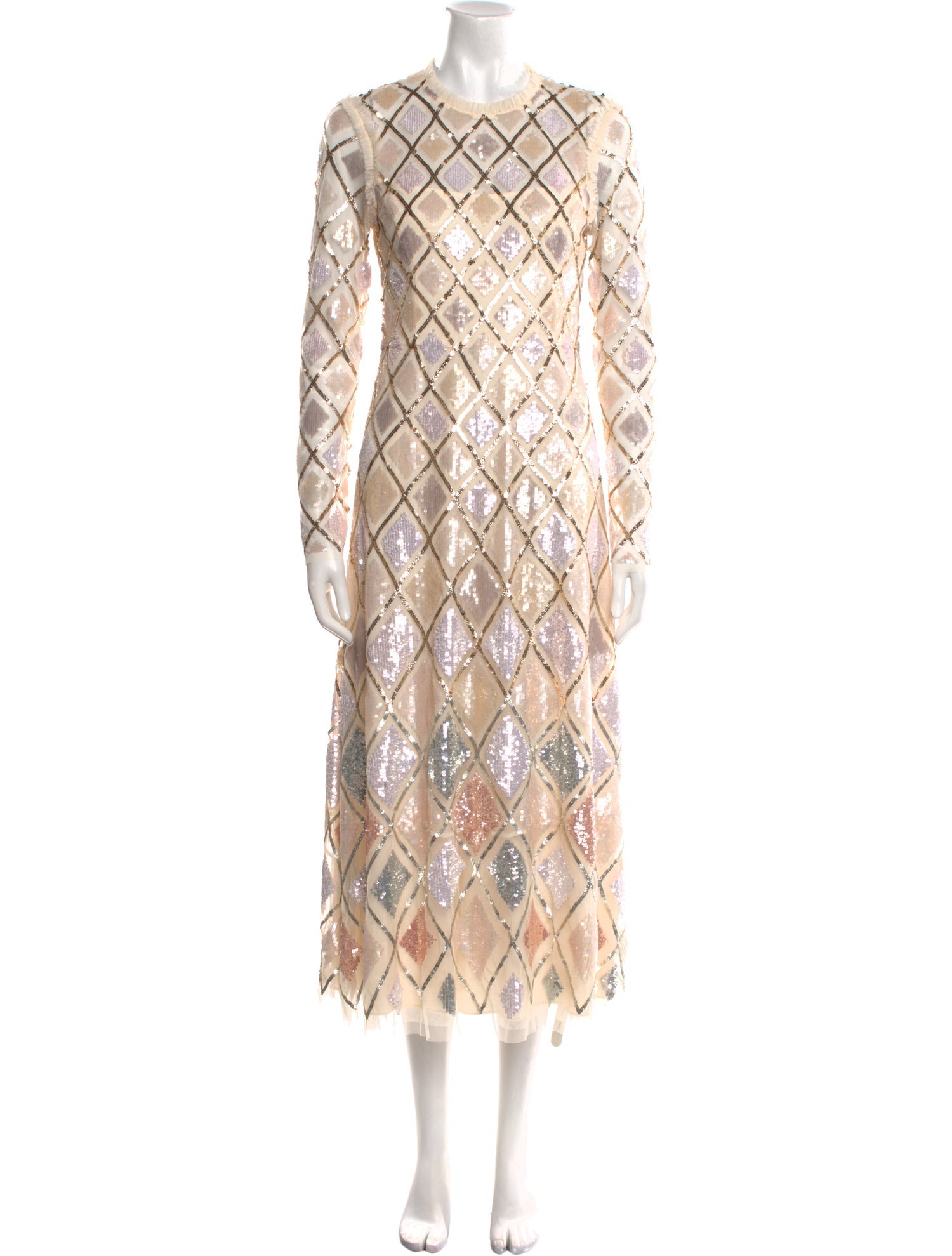 Needle & Thread Mesh Long Dress