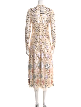 Needle & Thread Mesh Long Dress