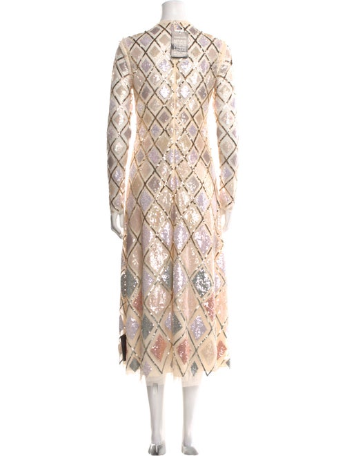 Needle & Thread Mesh Long Dress