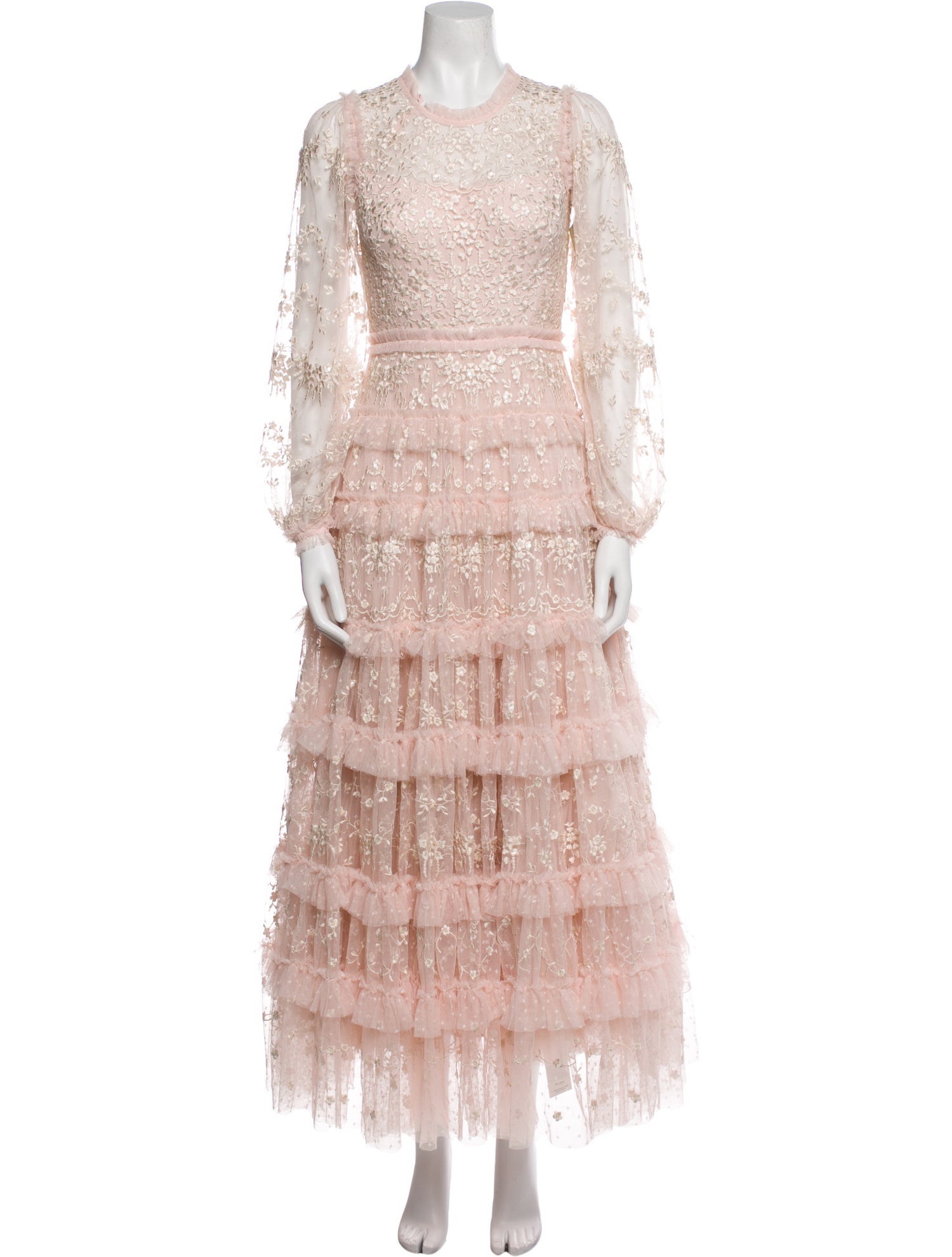 Needle & Thread Lace Pattern Long Dress w/ Tags