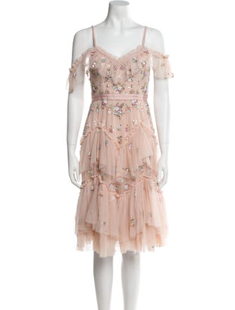 Needle & Thread Floral Print Knee-Length Dress