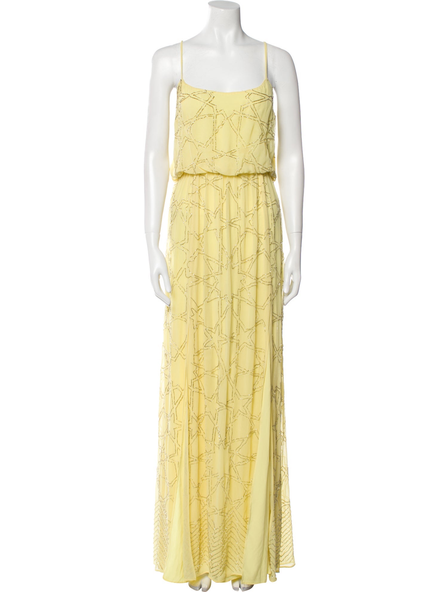 Needle & Thread Square Neckline Long Dress w/ Tags