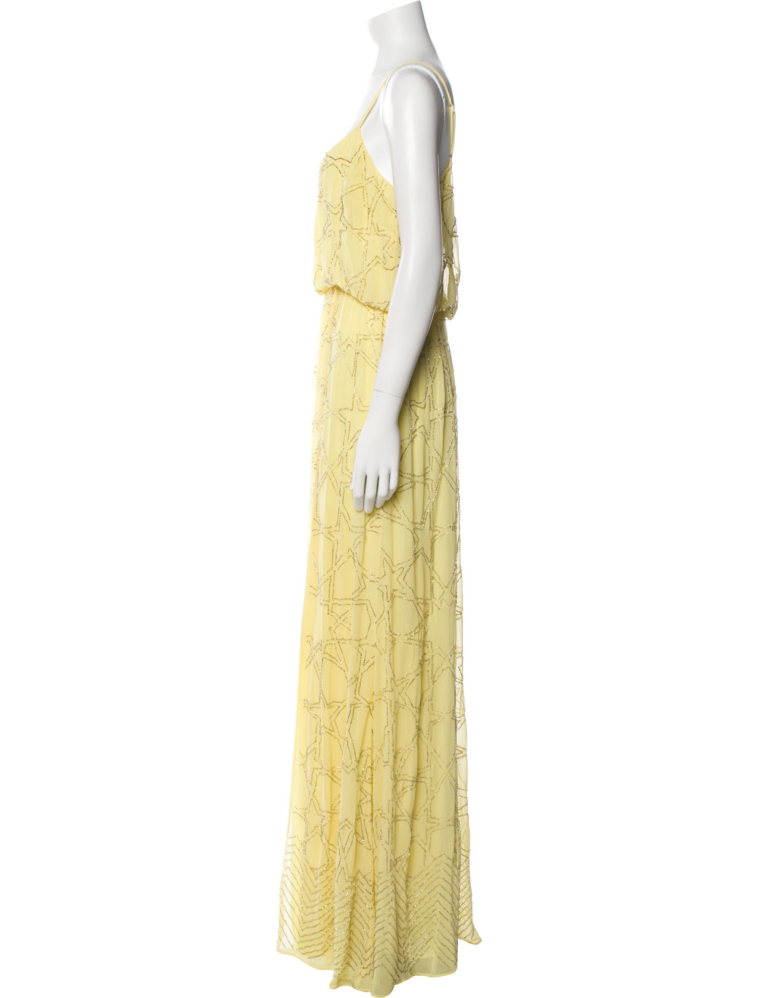 Needle & Thread Square Neckline Long Dress w/ Tags