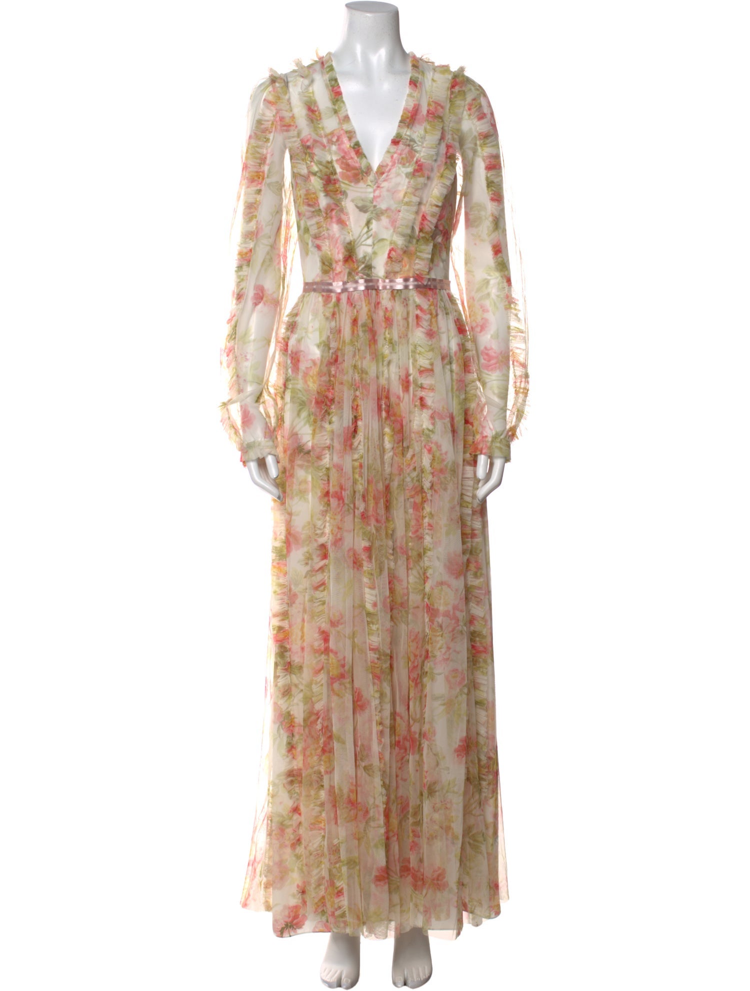 Needle & Thread Nylon Long Dress