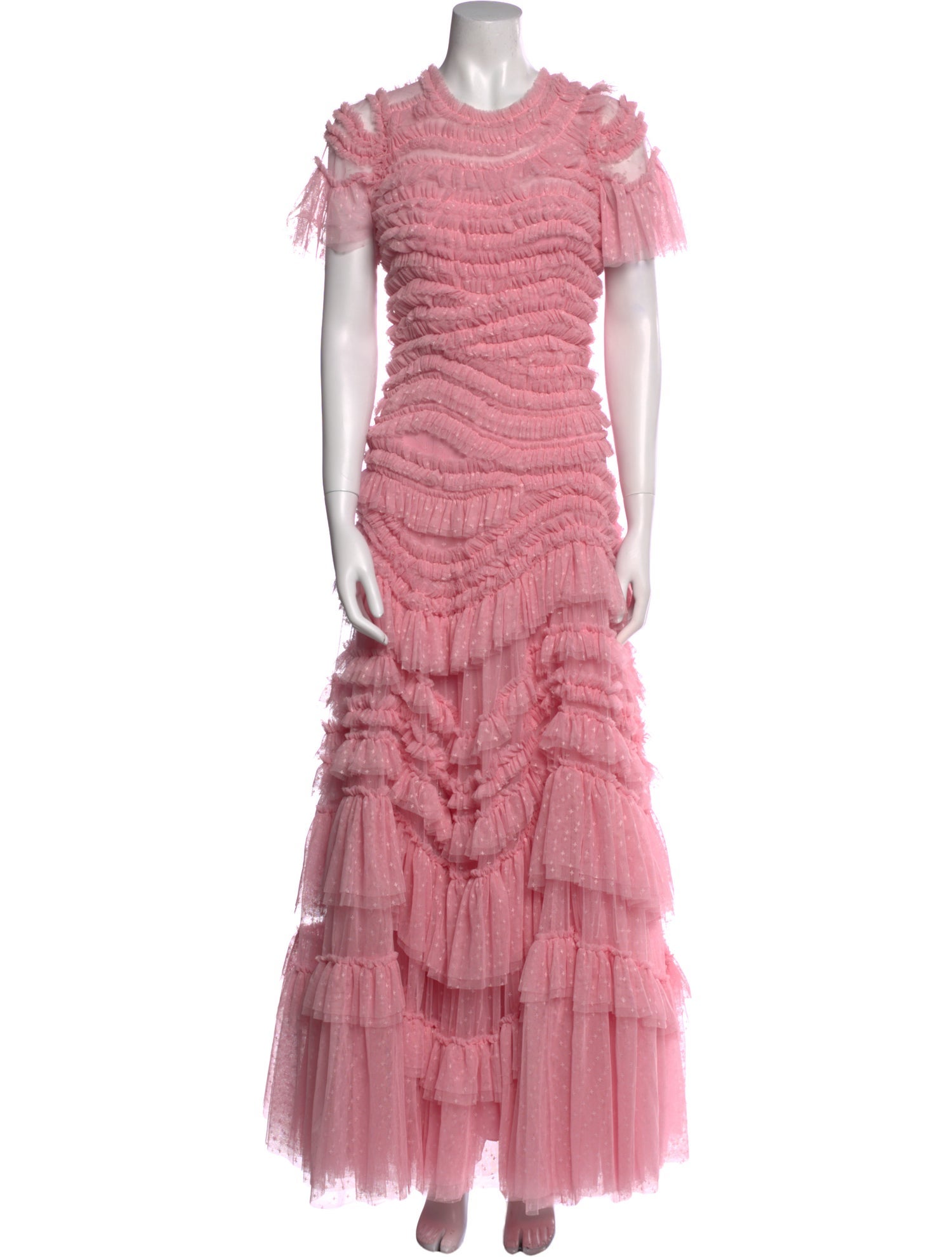 Needle & Thread Crew Neck Long Dress w/ Tags