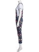 Needle & Thread Floral Print Square Neckline Jumpsuit