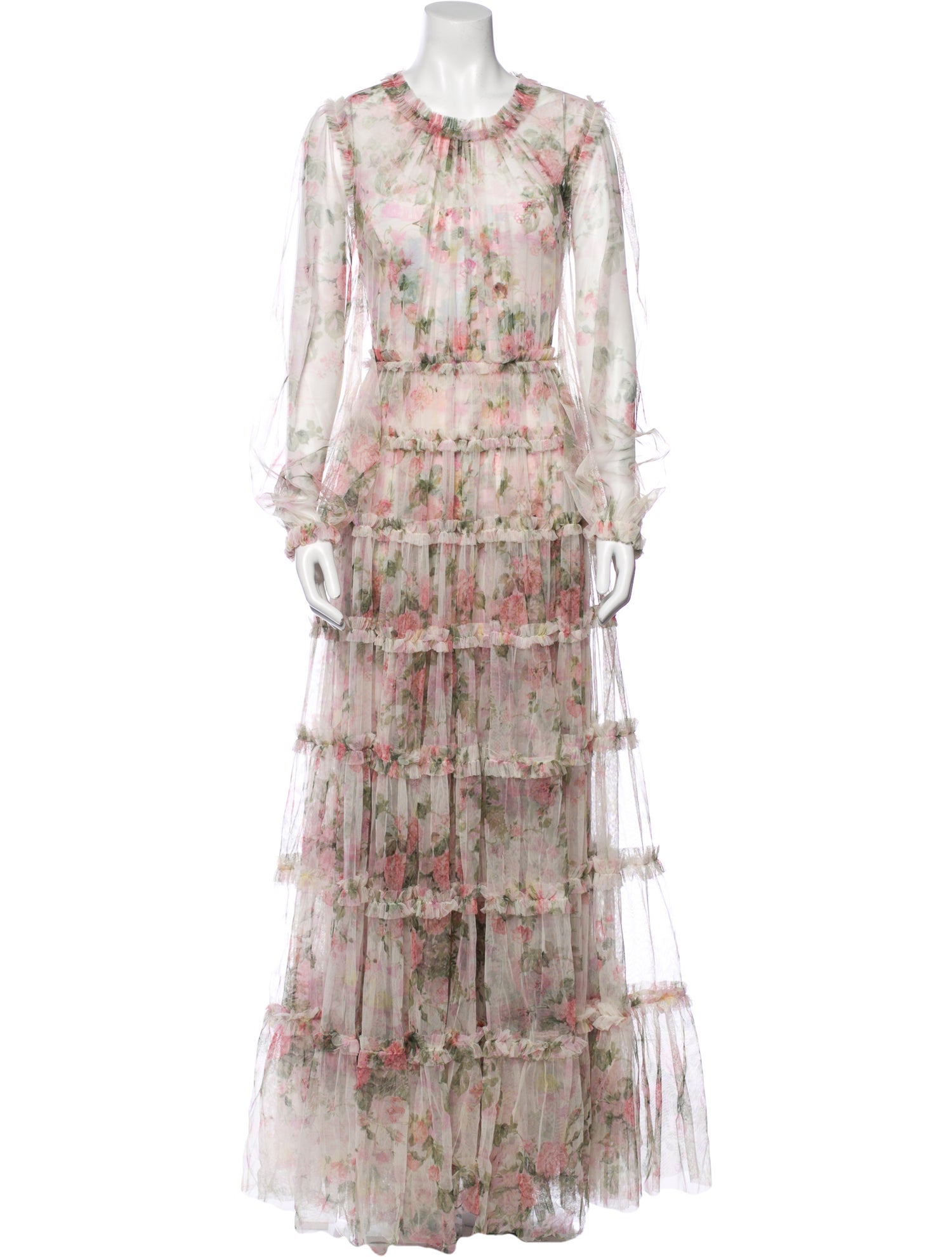 Needle & Thread Floral Print Long Dress