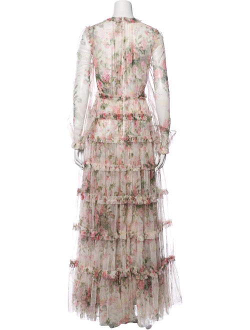 Needle & Thread Floral Print Long Dress