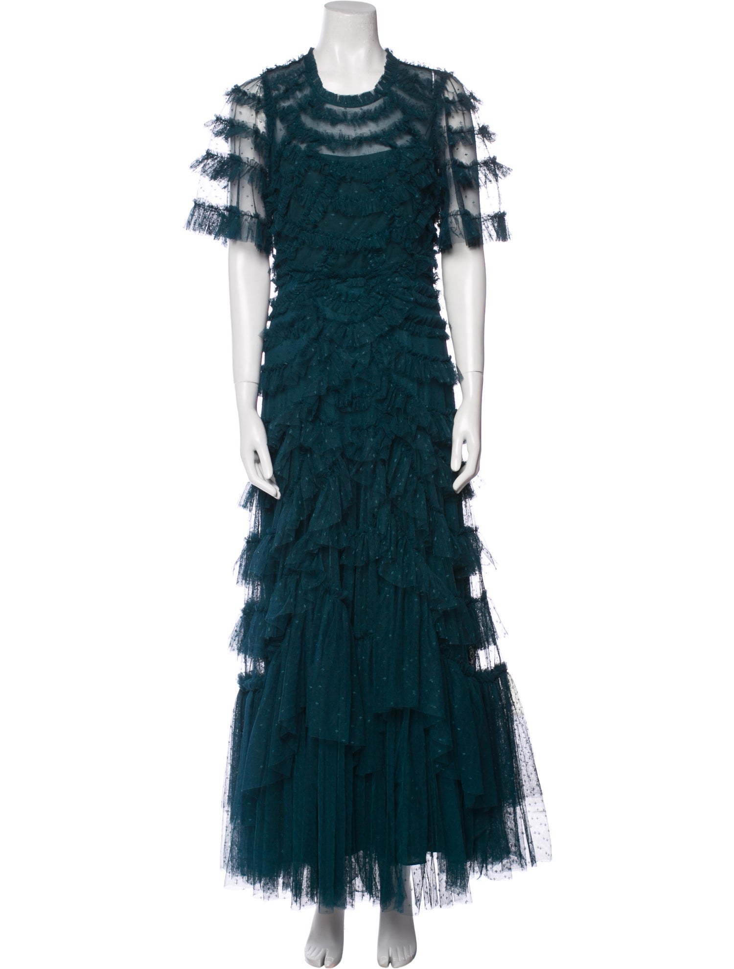 Needle & Thread Lace Pattern Long Dress