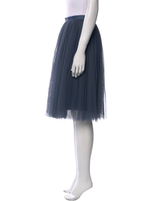 Needle & Thread Mesh Accents Knee-Length Skirt