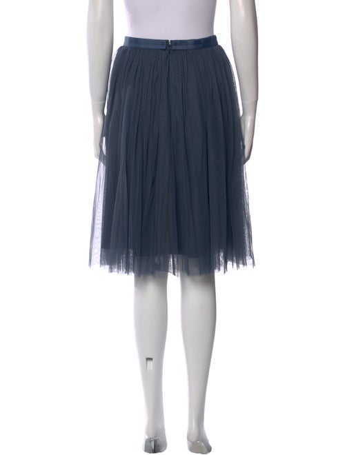 Needle & Thread Mesh Accents Knee-Length Skirt