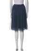 Needle & Thread Mesh Accents Knee-Length Skirt