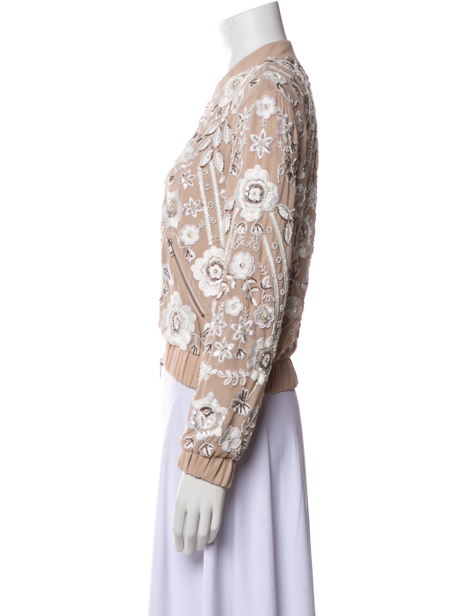 Needle & Thread Floral Print Bomber Jacket