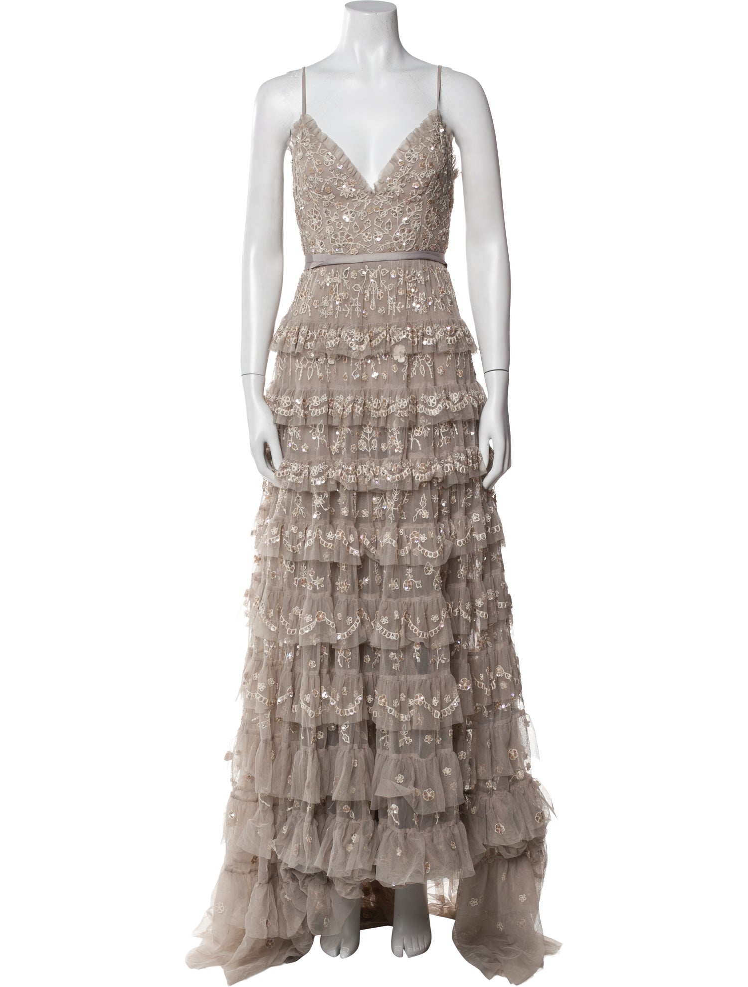 Needle & Thread Lace Pattern Long Dress