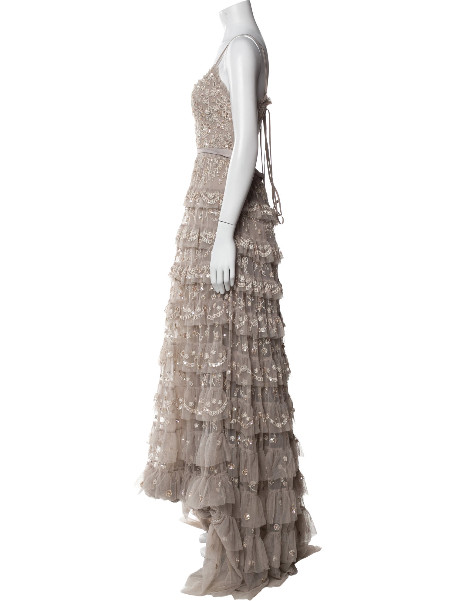 Needle & Thread Lace Pattern Long Dress