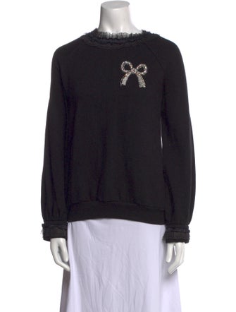 Needle & Thread Graphic Print Crew Neck Sweatshirt