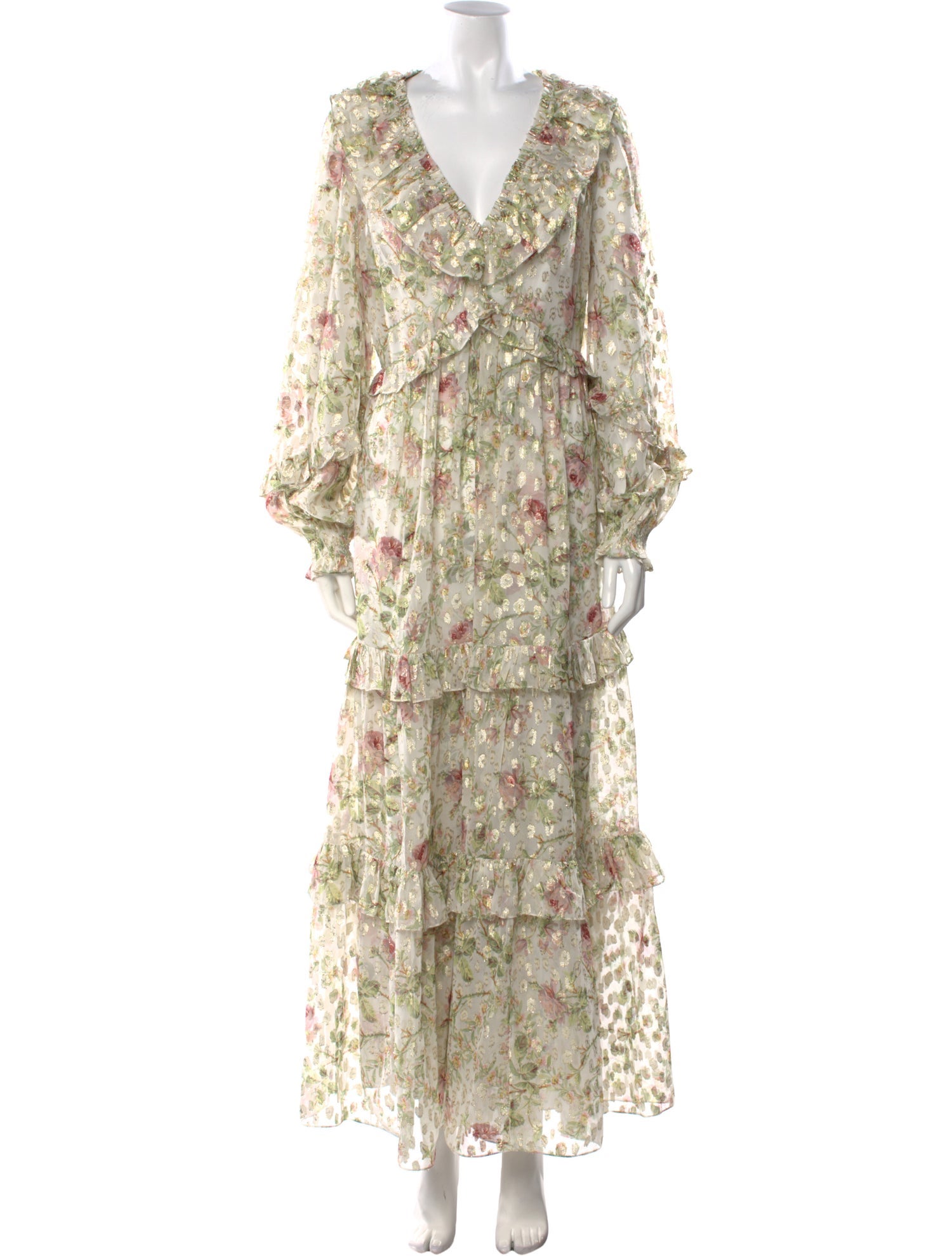 Needle & Thread Floral Print Long Dress