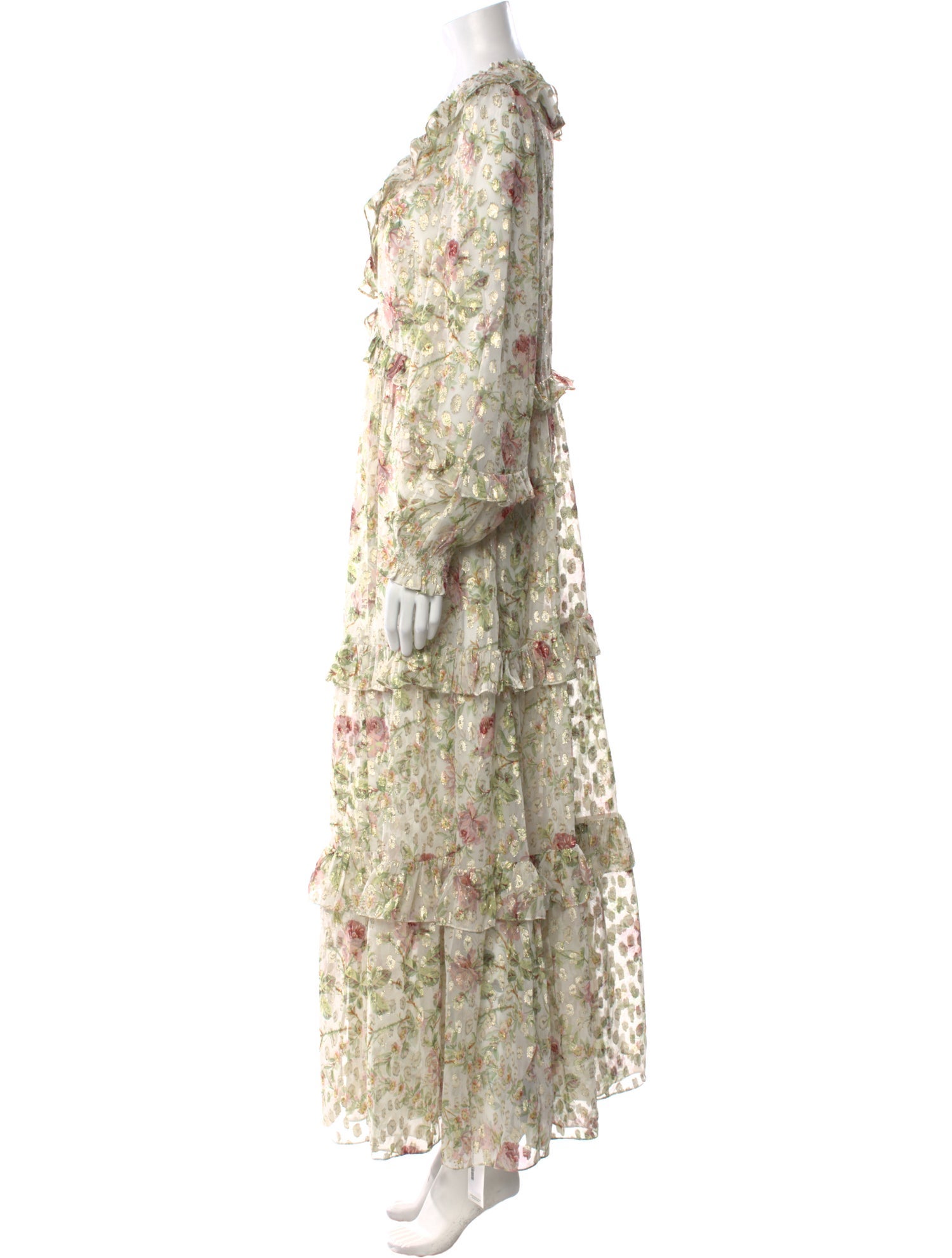 Needle & Thread Floral Print Long Dress